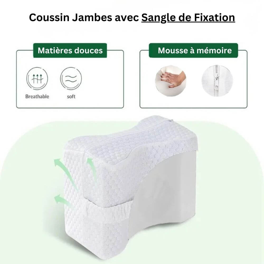 Coussin Jambes et Genoux avec Sangle