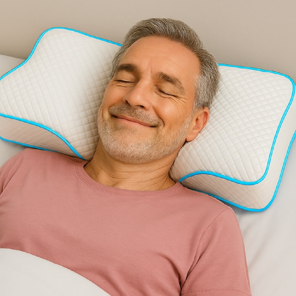 Oreiller Cervical Ergonomique, Coussin Memoire de forme, Orthopédique, Oreiller Therapeutique