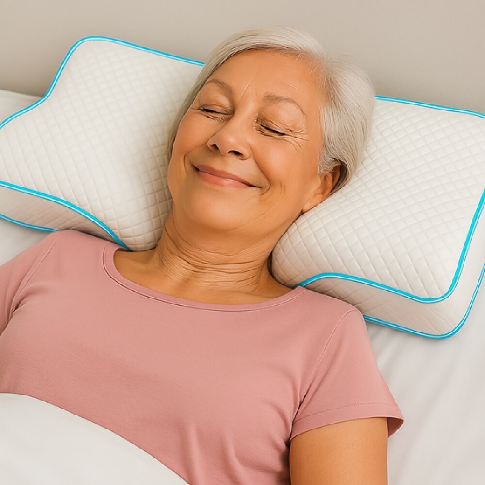 Oreiller Cervical Ergonomique, Oreiller Orthopédique Memoire de Forme, oreiller arthrose cervicale 